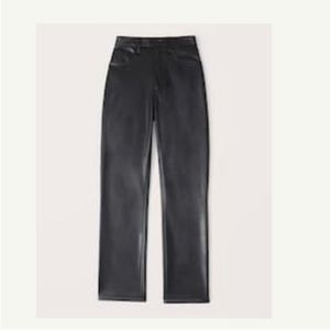 Vegan leather pants